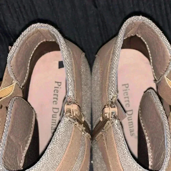 PIERRE DUMAS WEDGE ANKLE BOOTS SZ 7.5 - Picture 10 of 10